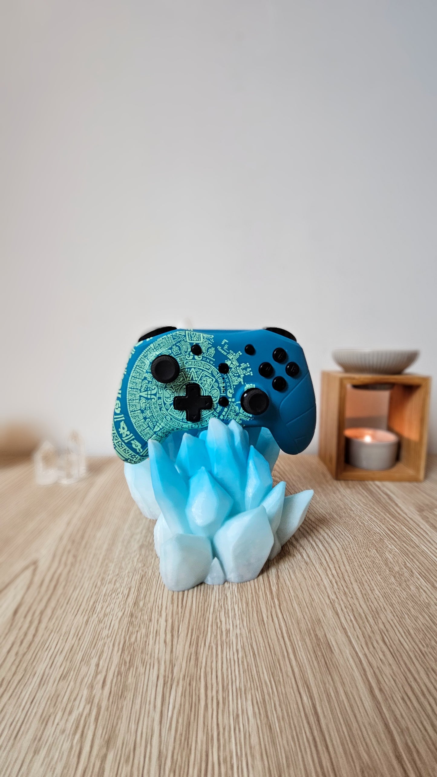 Support manette "Crystal Glacial"