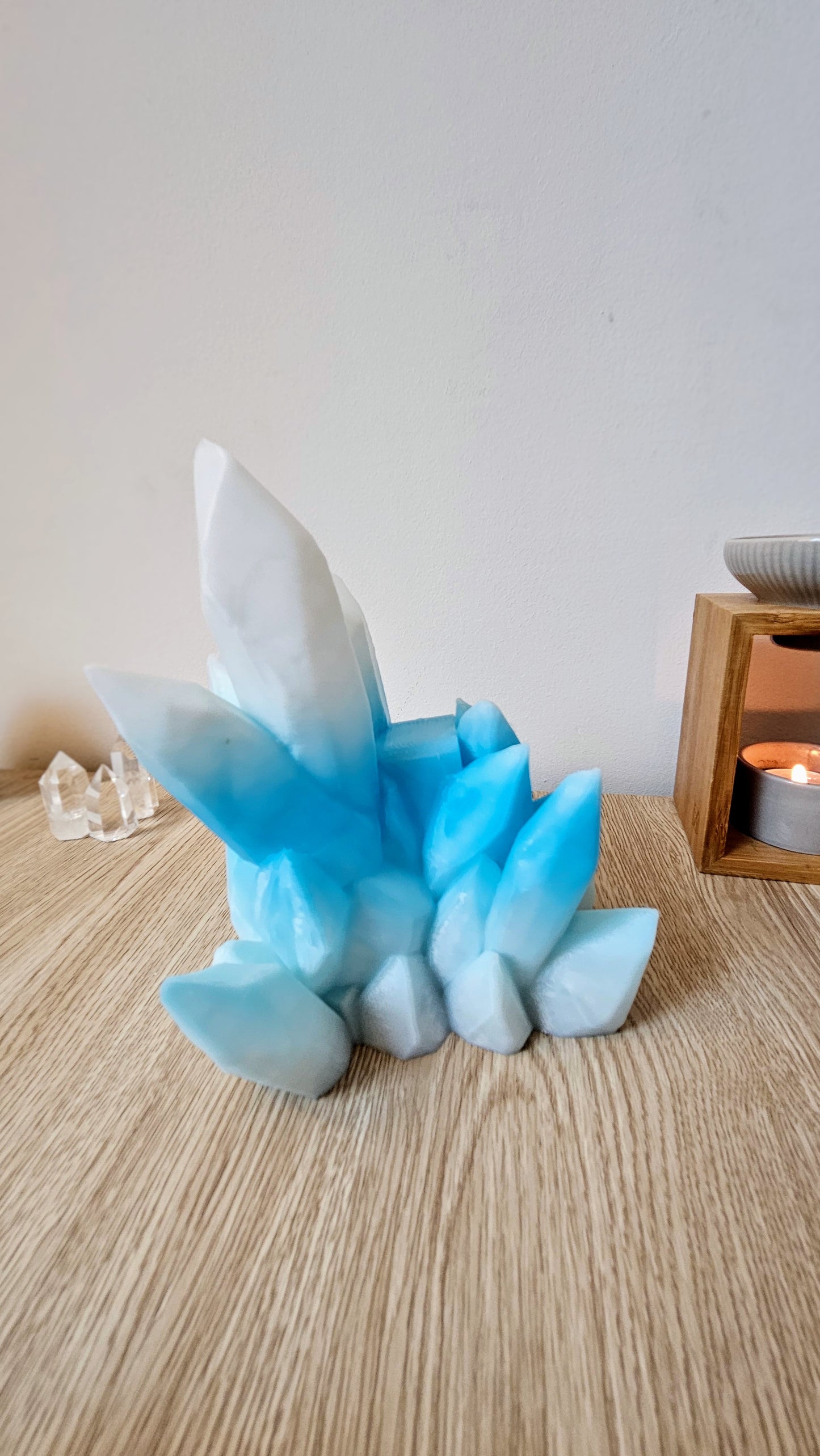 Support manette "Crystal Glacial"