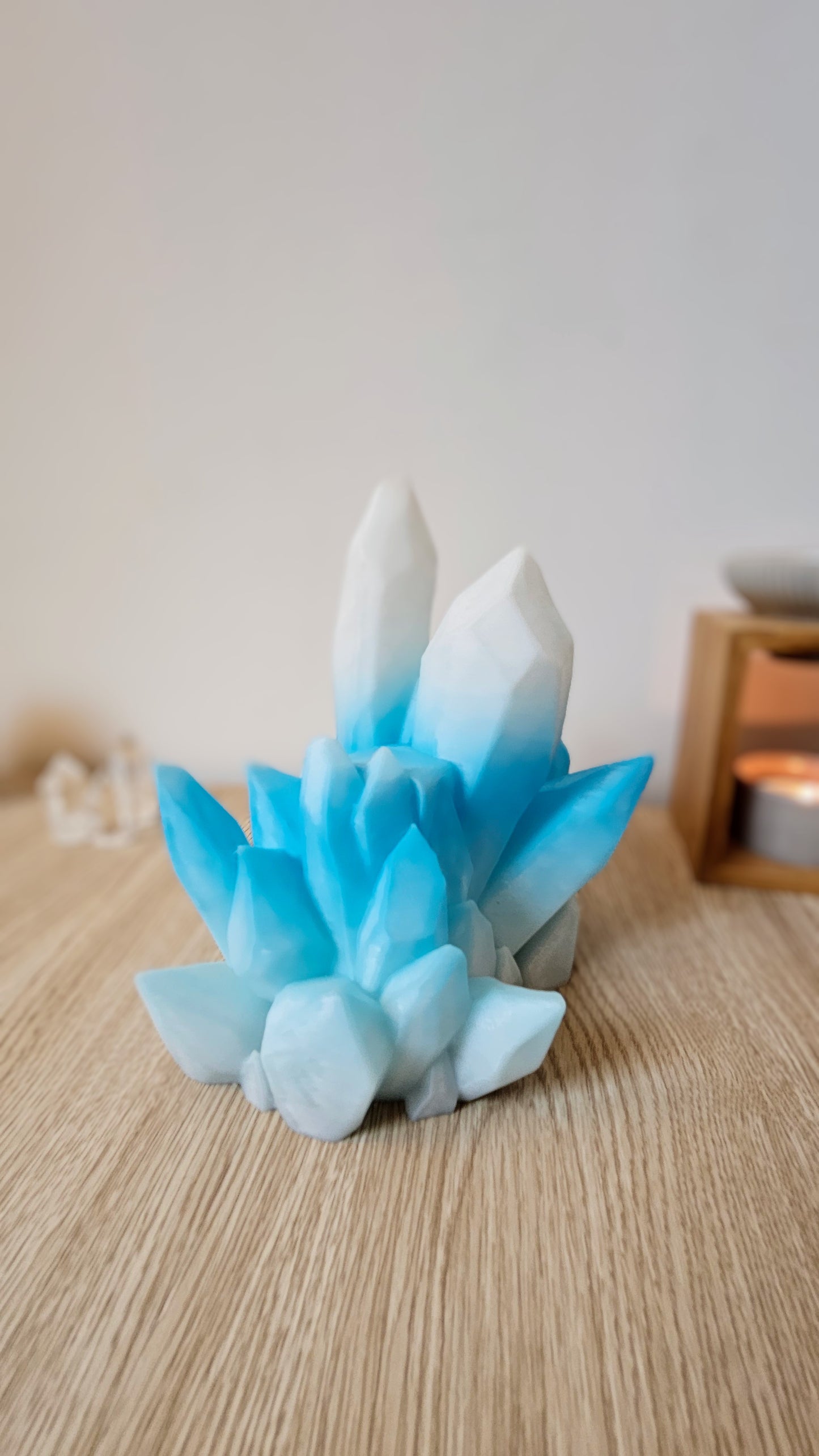 Support manette "Crystal Glacial"